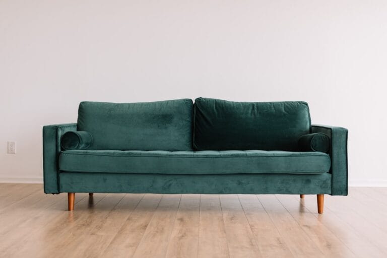 Clean sofa in a Dallas-Fort Worth home